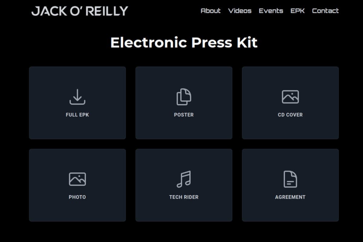 Jack O'Reilly website